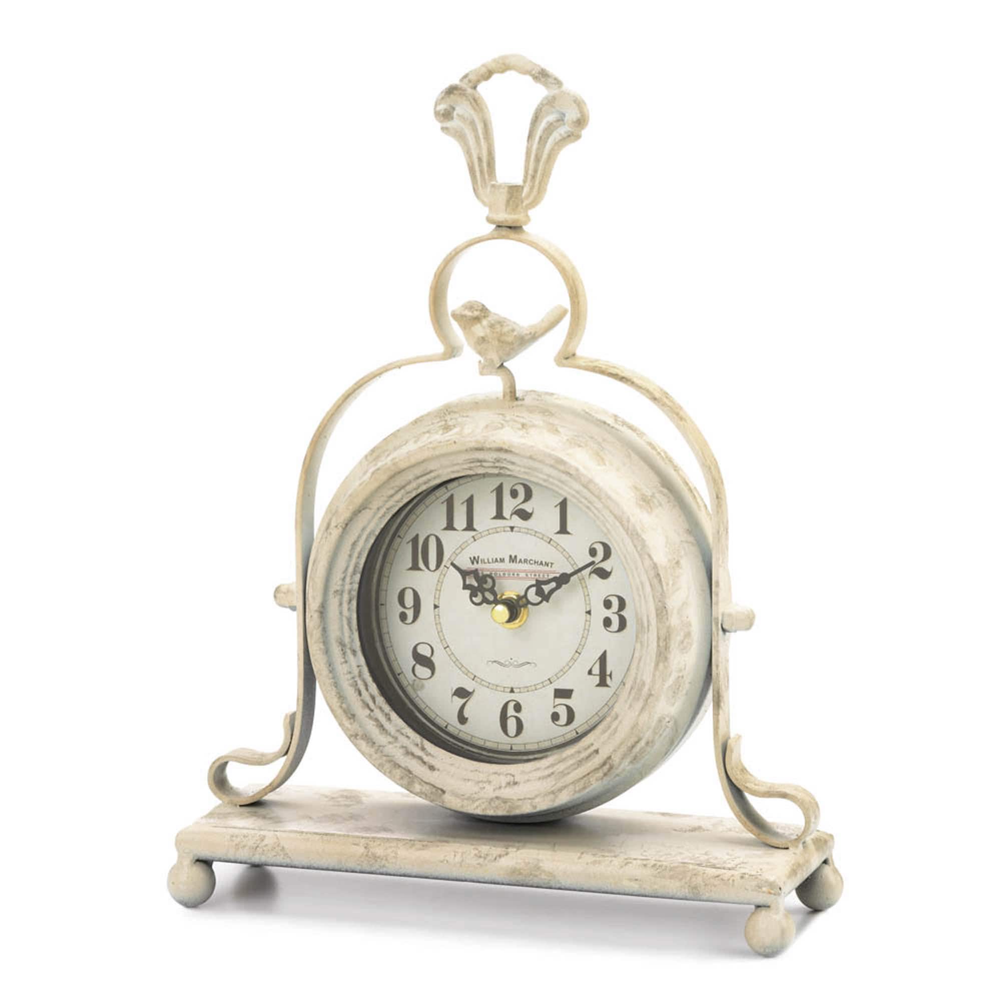 12.5" Vintage Tabletop Clock